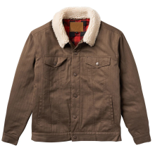 2024 New Fashion High Quality Custom Sherpa Lined Flannel Jacket for Men