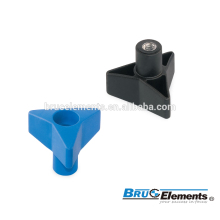 Three-star Plastic Knobs With Through Thread BK7.0020