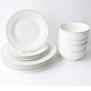 Hotel Dinner Set Ceramic Dinnerware Western