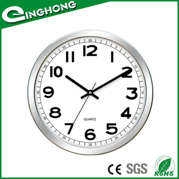 Decorative round metal wall clock made in China