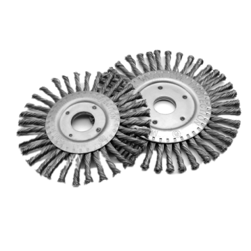 4-8 Inch Cleaning Tools: Steel Polishing Wire Wheels, Flat-shaped Brushes, and Twisted Knot Brushes
