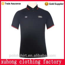 Top Quality custom uniform embroidery short sleeve polo tshirts
