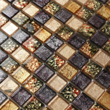 Gold Foil with Electroplating Process Glass Mosaic A185