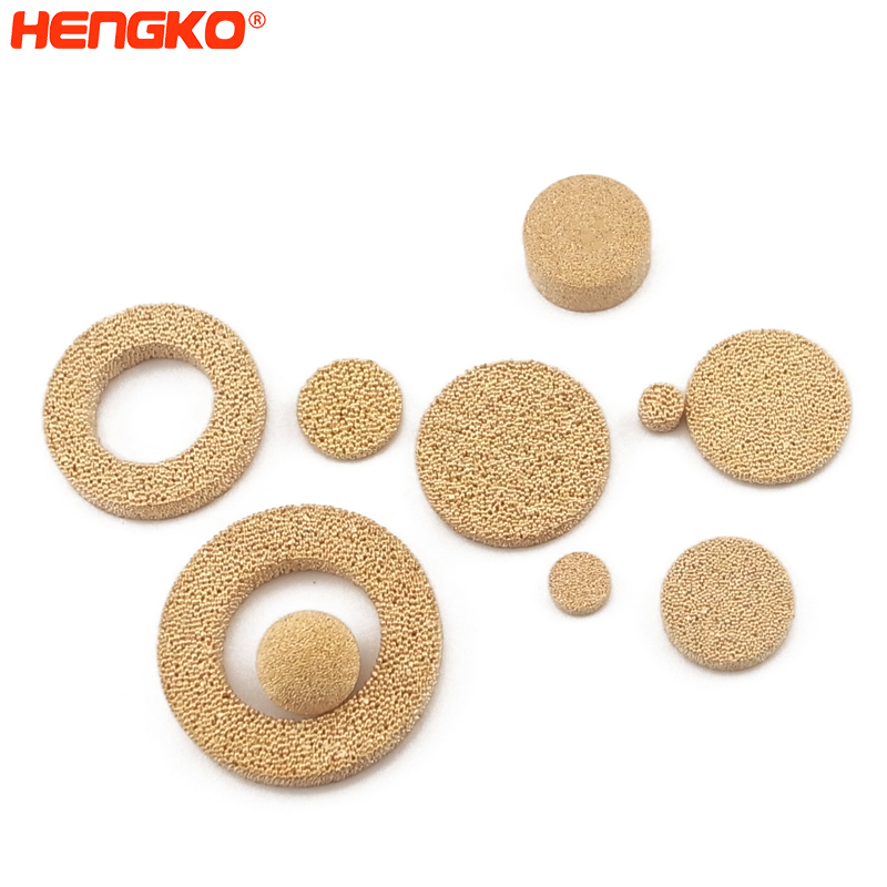 HENGKO Micron porous stainless steel 316L sintered bronze filter stainless steel sintered filter cartridge