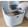 Cat Pet Litter Box innehåller återanvändbar liner