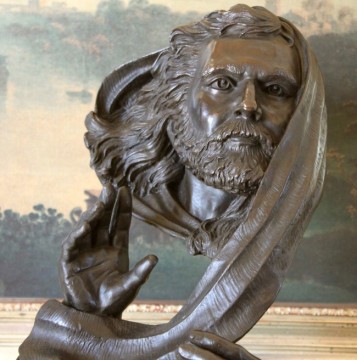 Classic Design Casting Metal Statue Bronze Moses Abstract Bust Sculpture