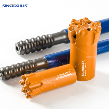 SINODRILLS 34mm Top Hammer Conical Tapered Button Bits