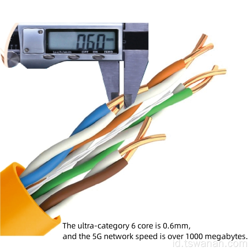 Kabel cat6 berkecepatan tinggi pair twisted pair stp