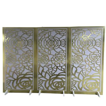 Acrylic Backdrop Rose Flower Panel PVC Stage Backdrop for Wedding Events