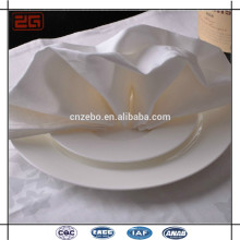 Wholesale Cheap Luxury 100Polyester Jacquard /100Cotton White Table Linen Napkins Folding