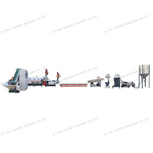 HDPE LDPE ABS PS PC PA PVC EPS130 Single Screw Granulator Production Line