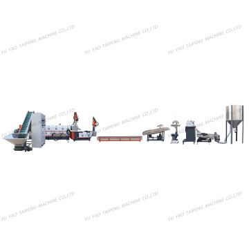 HDPE LDPE ABS PS PC PA PVC EPS130 Single Screw Granulator Production Line