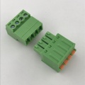 3.81mm pitch 4 pin spring pluggable terminal block