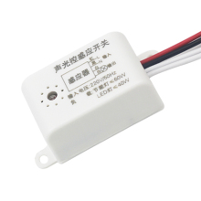 AC220V Voice-Activated Photoelectric Switch with Automatic Sound Control and Motion Sensor for Lighting
