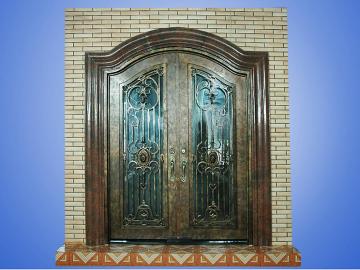 Iron Front Door for Home Decor