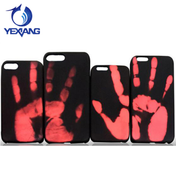 Yexiang color changing thermal heat induction phone case for iphone 6 6plus 7 7plus