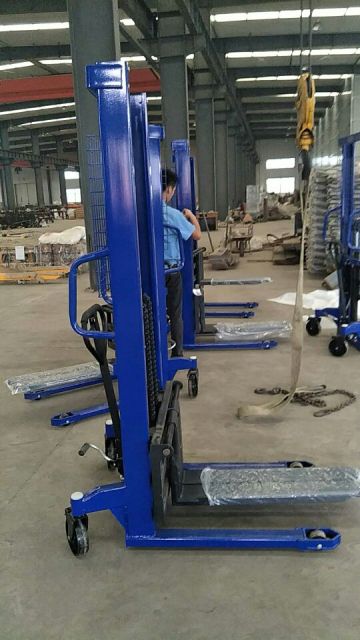 Hot Sale hydraulic Pallet Stacker Manual Stacker