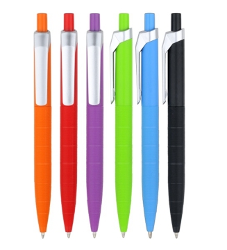 Promotional Ball Pens with Soft Touch Barrel