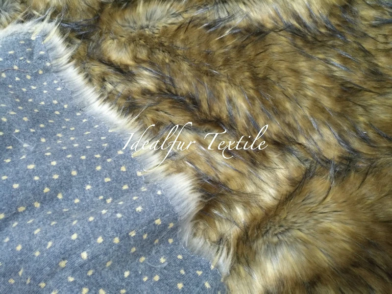 Long Pile Faux Racoon Fur