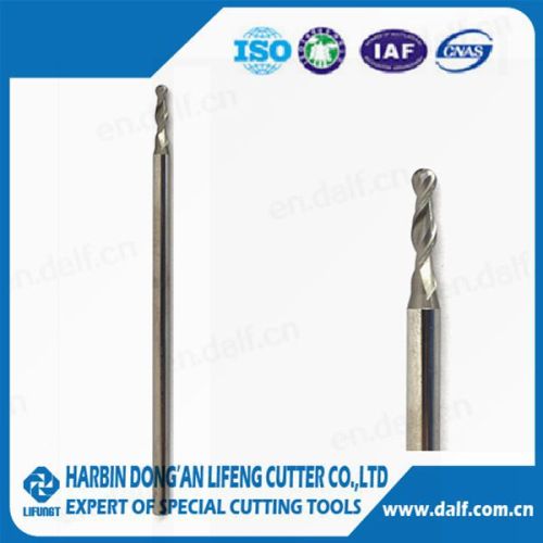 Durable TiALN cnc tungsten carbide ball nose end mill