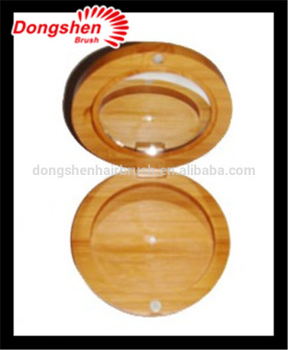 bamboo cosmetic packaging,bamboo compact,wholesale compact mirrors