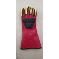 TPR on long cuff PVC anti impact construction work industrial chemical gloves