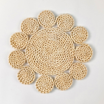 Eco-Friendly Corn Husk Handmade Placemats - Wholesale Woven Natural Straws