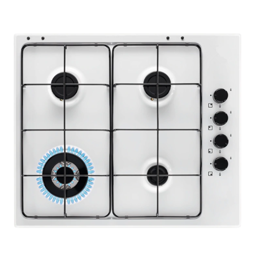 White Electrolux hobs 60cm