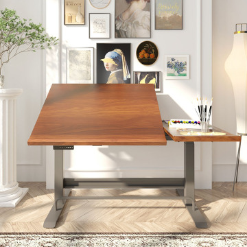 Ergonomic Office Smart Sit Stand Flipped Painting Desk