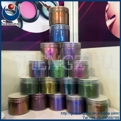 Chameleon effect pearl pigment for cosmetic