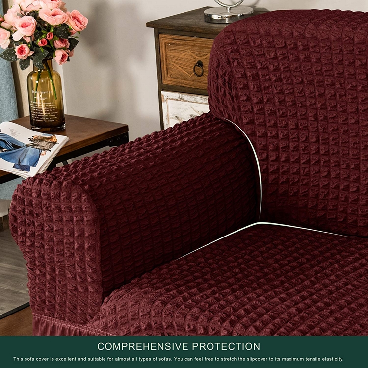 Customized color hot sale strech household decoration sofa covers for 3 seater sofa