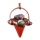 Colgante de piedra preciosa natural de alta calidad vintage colgante de piedra de cobre rojo de cobre rojo para hacer collar de joyería
