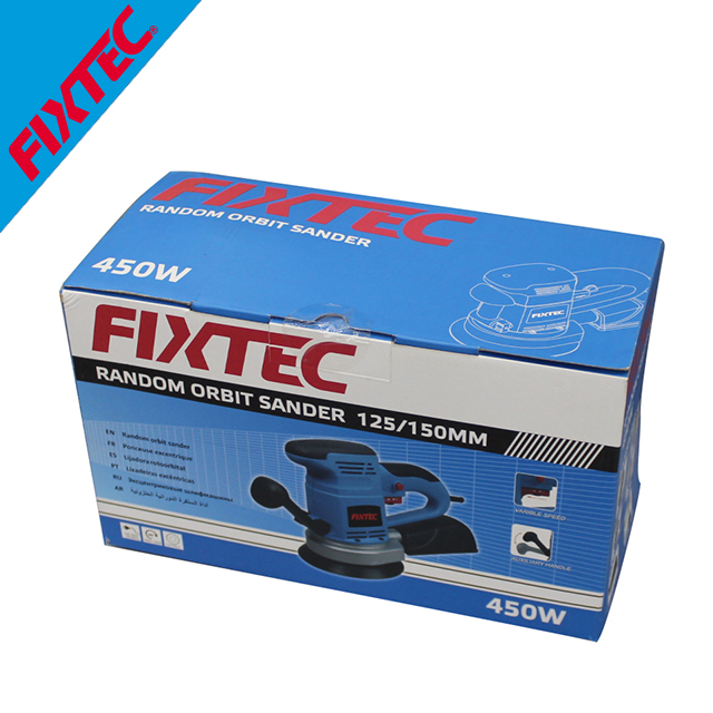 FIXTEC 450W Random Orbit Sander Rotary Sander with aluminum base