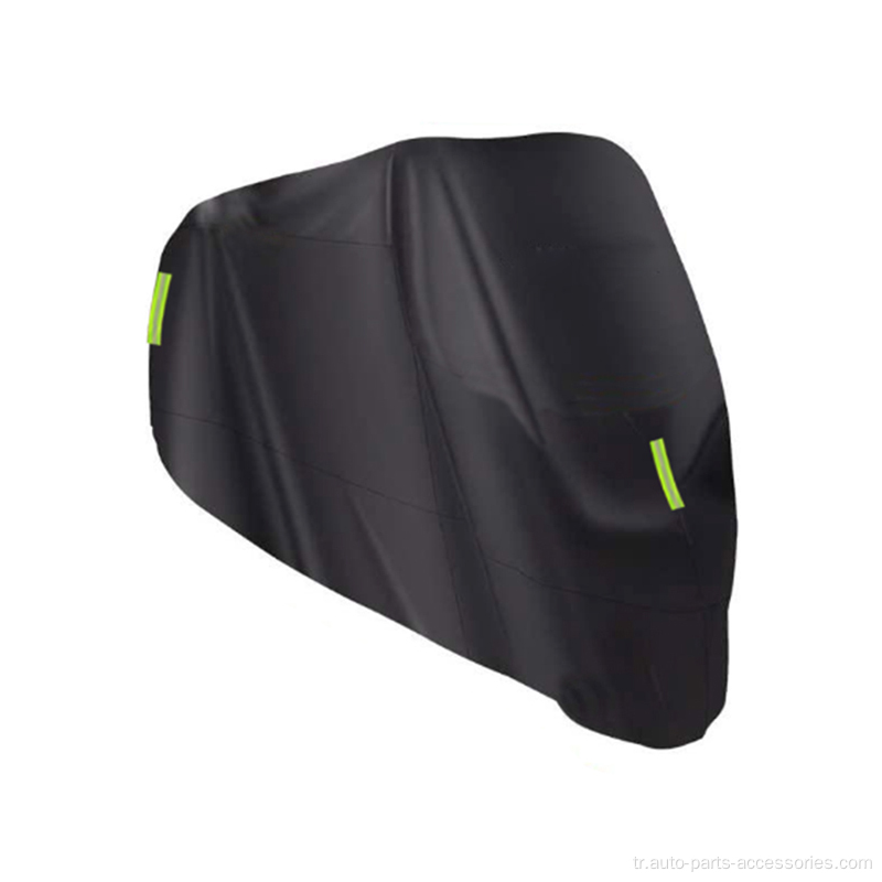 UV koruyucu nefes alabilen kilitlenebilir toz anti motosiklet kapağı