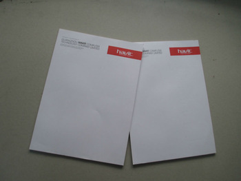 letter pad custom printing A4 wrinting pad