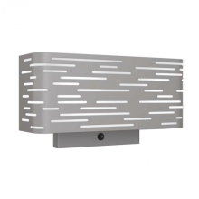 Twinkle Gloss Silver Metal Headboard Rectangular Wall Lamp for Holiday Inn Express Guest Rooms