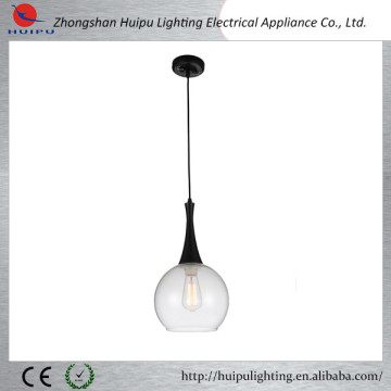 contemporary 220v modern glass black pendant lamp