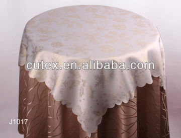 custom table cover christmas pattern golden thread table cover