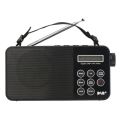 Pocket Radio DAB + FM Kids Đồng hồ báo thức Radio WIthink USB Máy nghe nhạc kỹ thuật số Radio