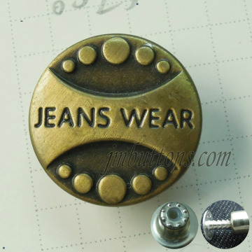 decorative custom copper button for accessory