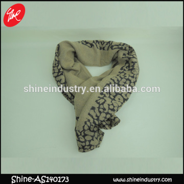 Newest ladies leopard print soft 100% acrylic scarf