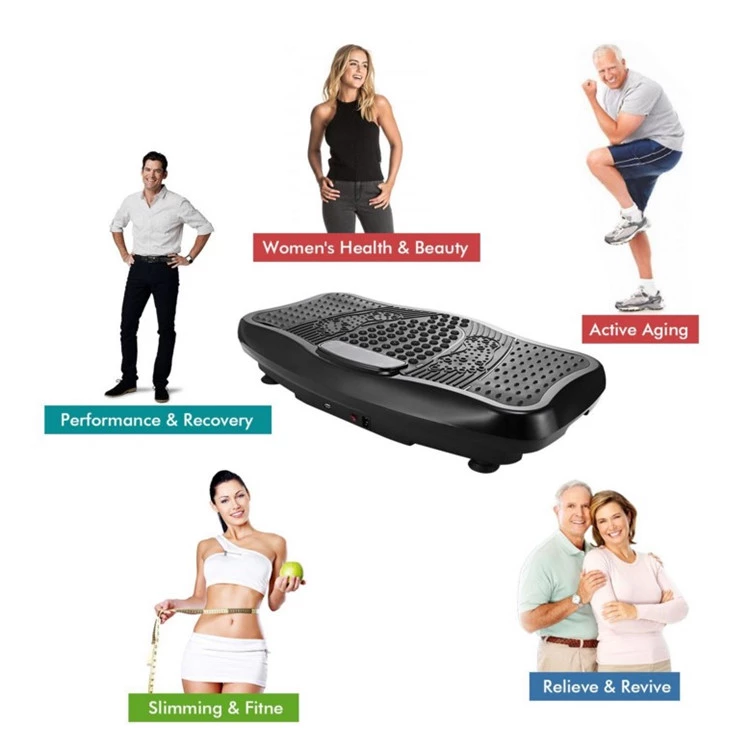 High Quality With Hot Whole Body Vibration Plate Fitness Machine Crazy Fit Massage Fitness Equipment Weight Plate