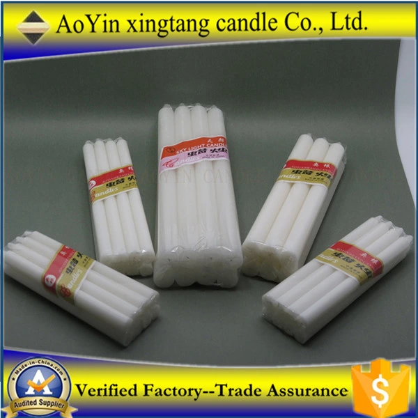 Wholesale Low Price White Paraffin Wax Candle to Africa Market