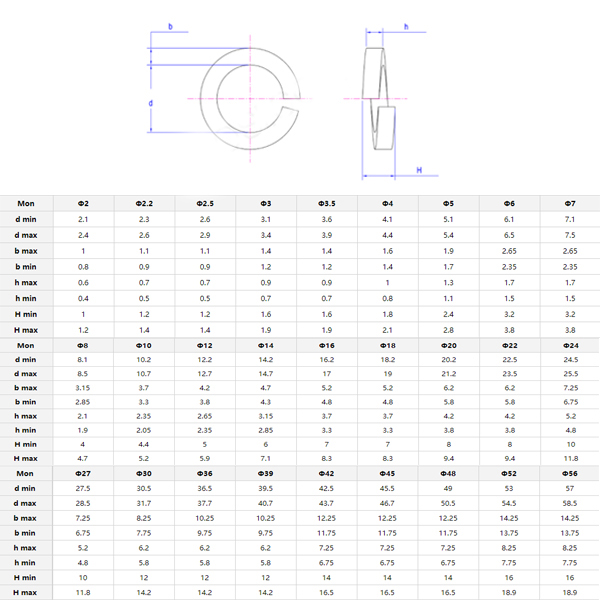 DIN127 304 Washer