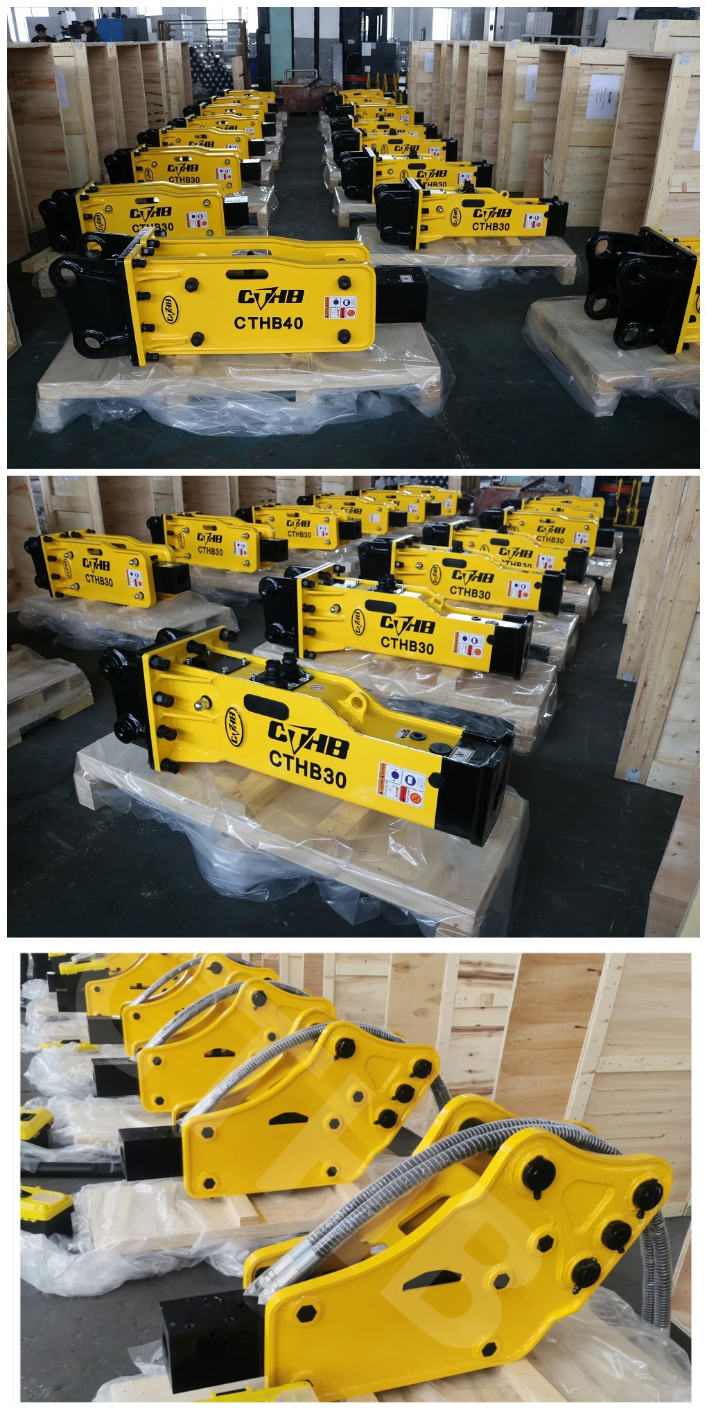 Fastest Delivery Box Silence Powerking Hydraulic Breaker