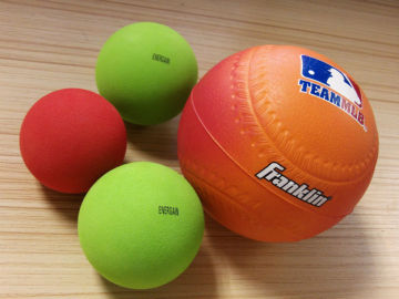 Printed foam balls,toy foam balls,colorful eva foam balls