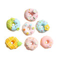 Cute Donut Slime Charms Beads Cookies Lovely Sweet Donut Flatback Resin Cabochons Κουμπιά για χειροτεχνία DIY Scrapbooking DIY