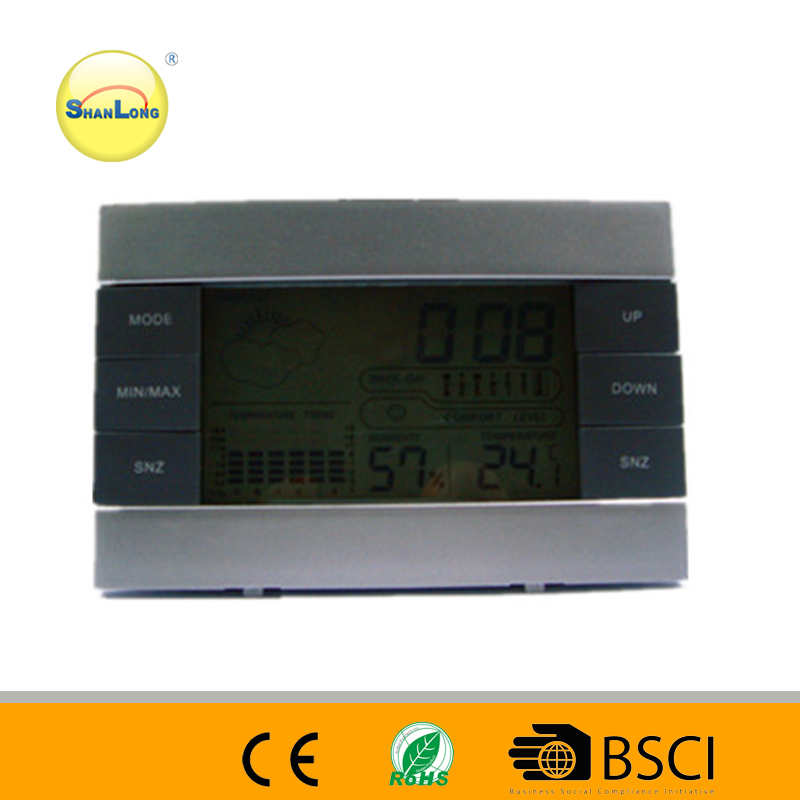 New Year Promotional Gifts Weather Station Clock (53030B)