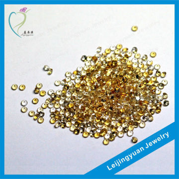 Round Good Quality China Light Champagne Natural Stones For Jewelry Making