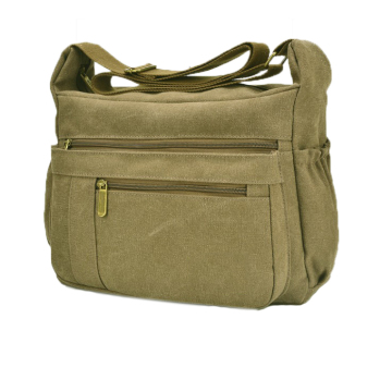 Vintage Casual Canvas Material Messenger Bag for Man